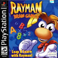 Rayman Brain Games Playstation US box art